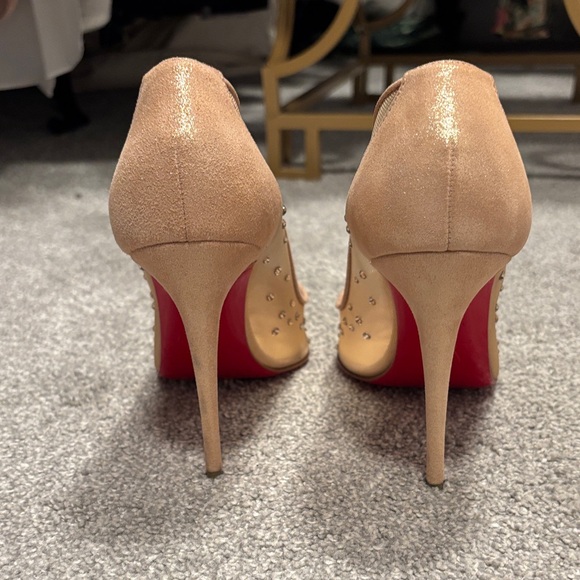 Christian Louboutin Follies Strass 100 RE F065 - Picture 2 of 11